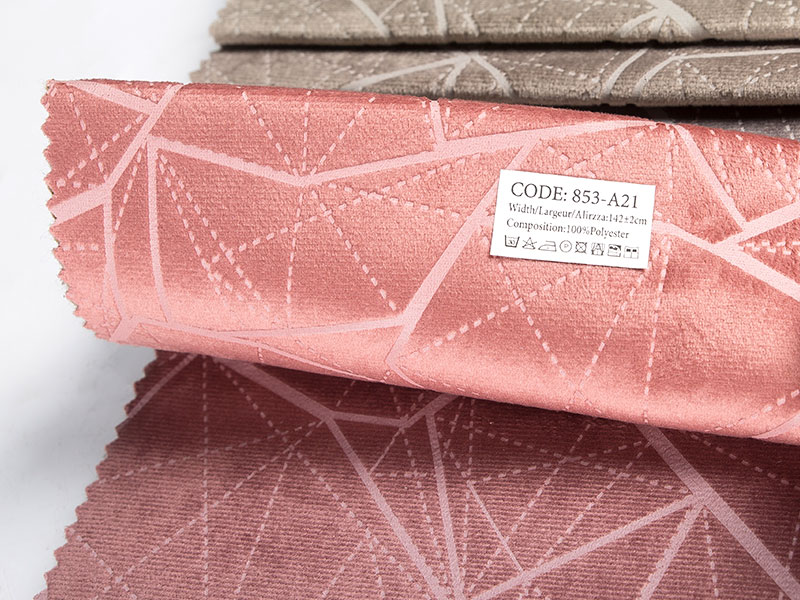 Порадка, пофарбована в JACQuard тканину з оксамитовою фольгою, штампуванням