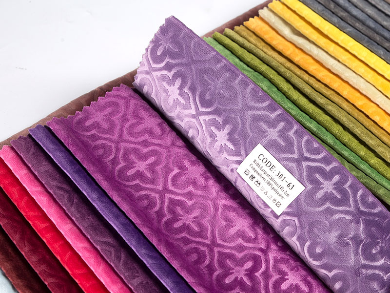 Високофункціональний пофарбований рельєфна оксамитова тканина для дизайну інтер'єру