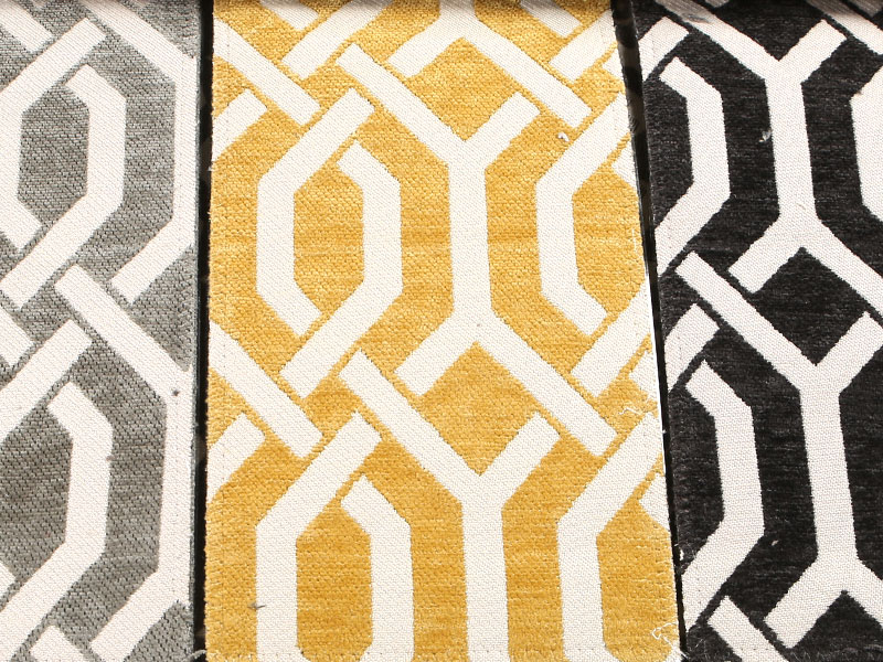 Chenille Jacquard оббивна тканина для диван -подушника